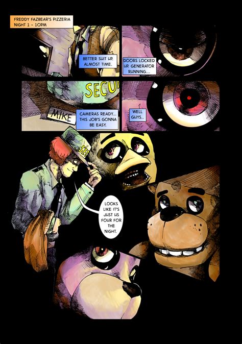 fnaf fan made comics|fnaf comic strips.